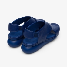 Camper Balloon Wedge Sandals Blue - Womens Singapore YLYRDS-189